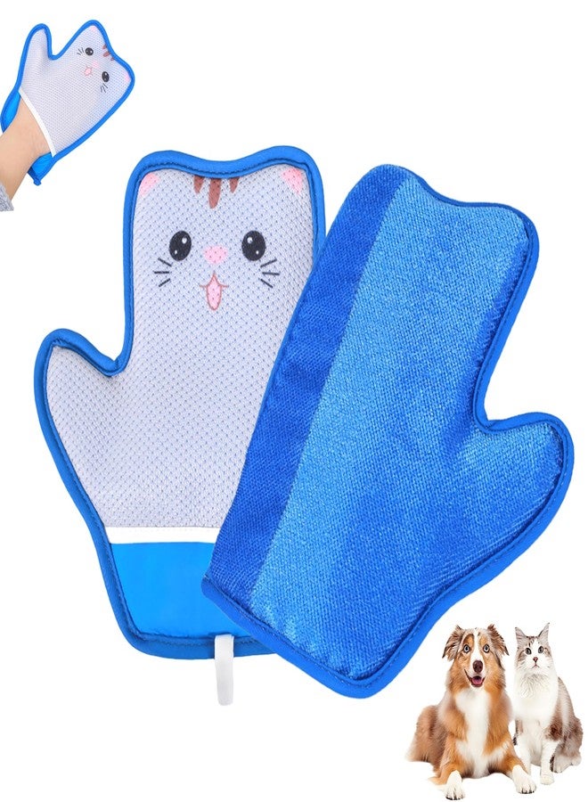 Yehenarn Pet Hair Removal Glove for Dogs & Cats, 2PCS Upgraded Electrostatic Pet Hair Remover Gloves, Cute Pet Hair Removal Tool Ideal for Furniture, Car Seat, Clothes, Couch, Bed, Carpet - Image 1